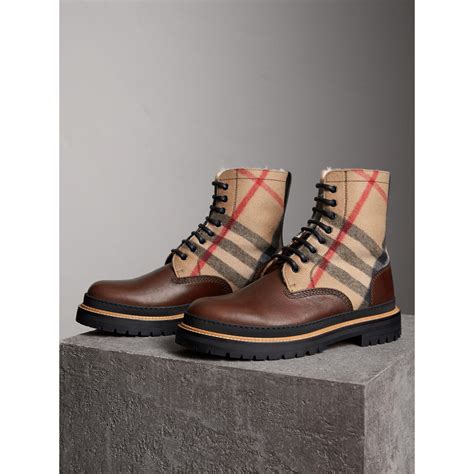 used burberry mens boots|burberry leather boots for men.